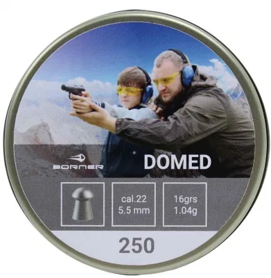 Puli pnevmaticheskie Borner Domed 5,5mm 1,04g (250 sht)